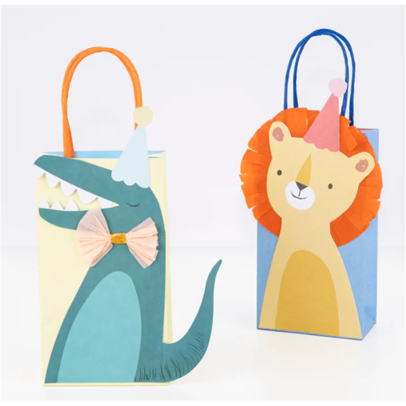 Meri Meri Meri Meri - Animal Parade Party Bags - Hayvanlar Geçit Töreni Parti Çantaları (8'li) - Doğum Günü Konseptleri Görseli