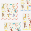Meri Meri - Animal Parade Large Napkins - Hayvanlar Geçit Töreni Peçeteler (16Lı)