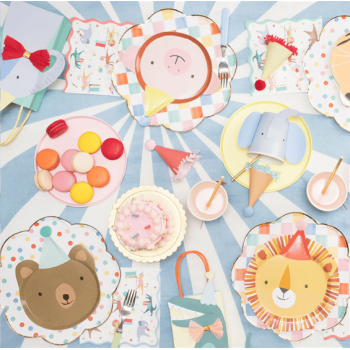 Meri Meri - Animal Parade Large Napkins - Hayvanlar Geçit Töreni Peçeteler (16'Lı) Meri Meri - Animal Parade Large Napkins - Hayvanlar Geçit Töreni Peçeteler (16'Lı)