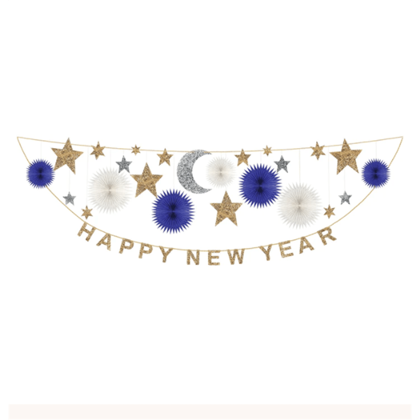 Meri Meri - Celestial New Year Garland - Happy New Year Asılan Süs - 269815 - 636997283142