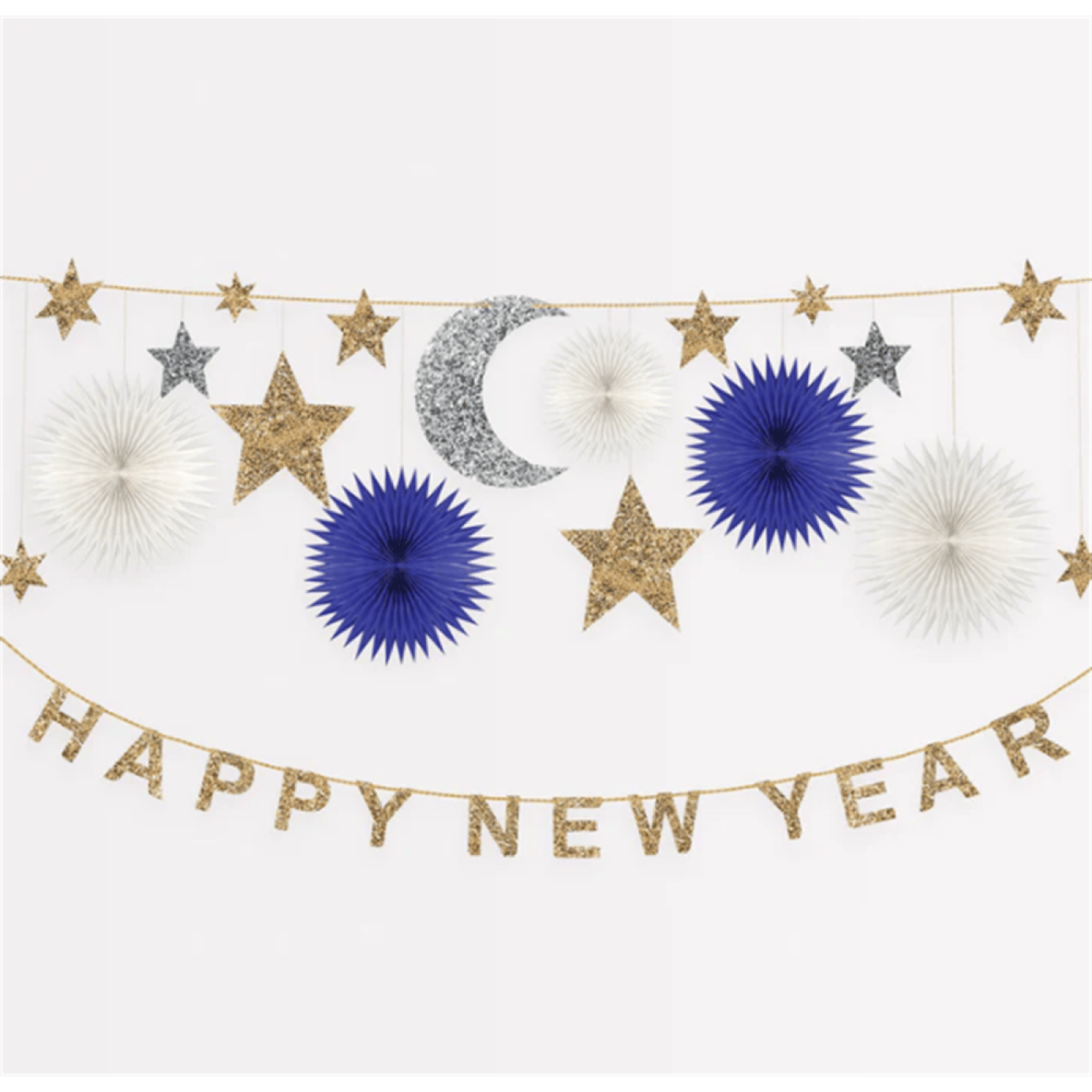 Meri Meri - Celestial New Year Garland - Happy New Year Asılan Süs - 269815 - 636997283142