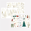 Meri Meri - Christmas Colouring Placemats - Yeni Yıl Boyamalı Amerikan Servisi - 8li