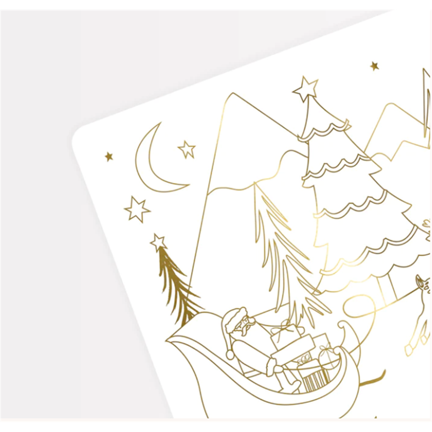 Meri Meri - Christmas Colouring Placemats - Yeni Yıl Boyamalı Amerikan Servisi - 8'li - 225612 - 636997279152