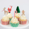 Meri Meri - Festive House Cupcake Kit - Yeni Yıl Evi Cupcake Kit (24'lü) - 269176 - 636997282435