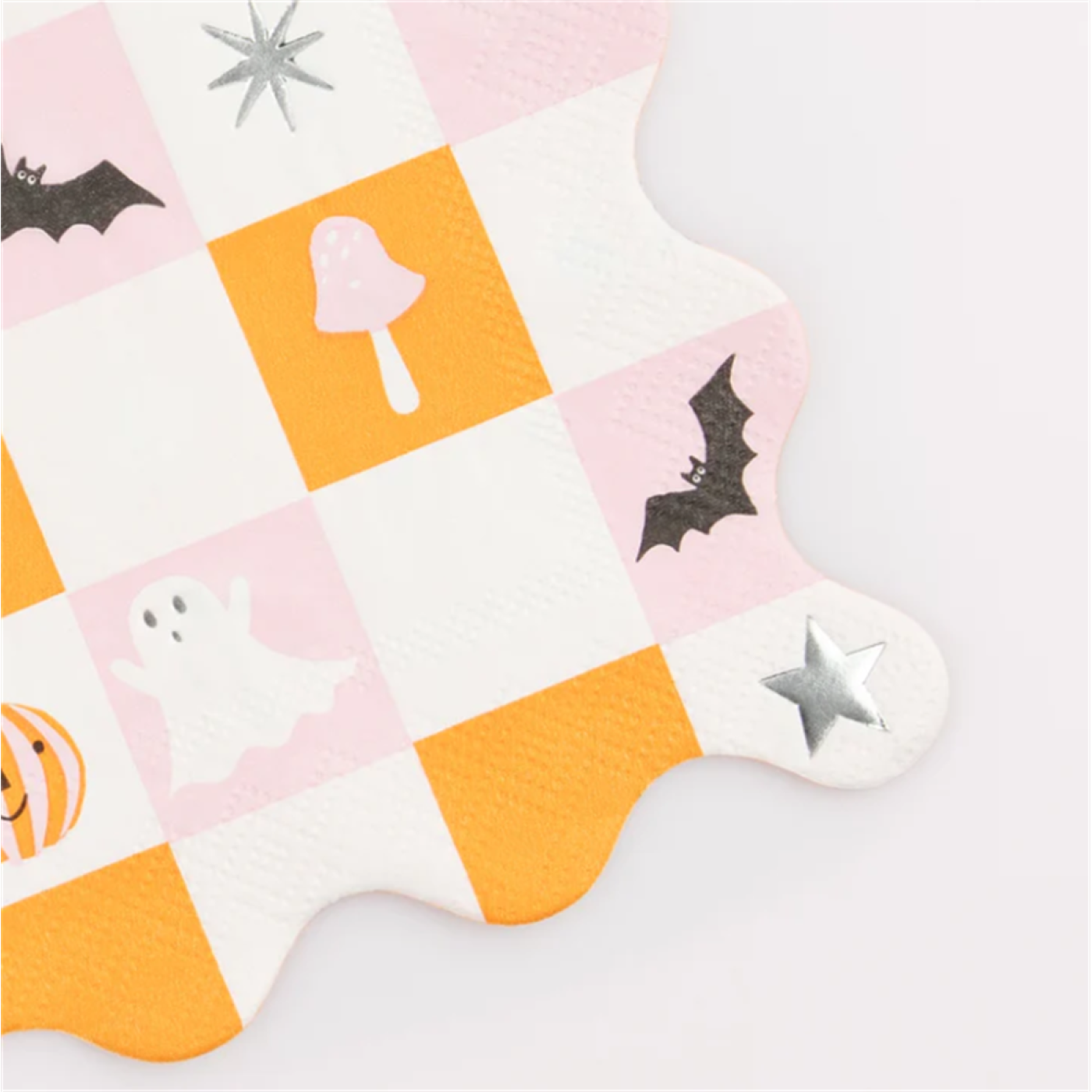 Meri Meri Meri Meri - Groovy Halloween Icon Large Napkins - Cadılar Bayramı Karakterli Peçeteler (L) (16'lı) - Halloween Görseli