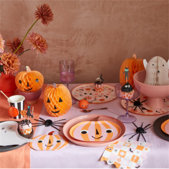 Meri Meri - Groovy Halloween Icon Large Napkins - Cadılar Bayramı Karakterli Peçeteler (L) (16'lı)