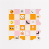 Meri Meri Meri Meri - Groovy Halloween Icon Large Napkins - Cadılar Bayramı Karakterli Peçeteler (L) (16'lı) - Halloween Görseli