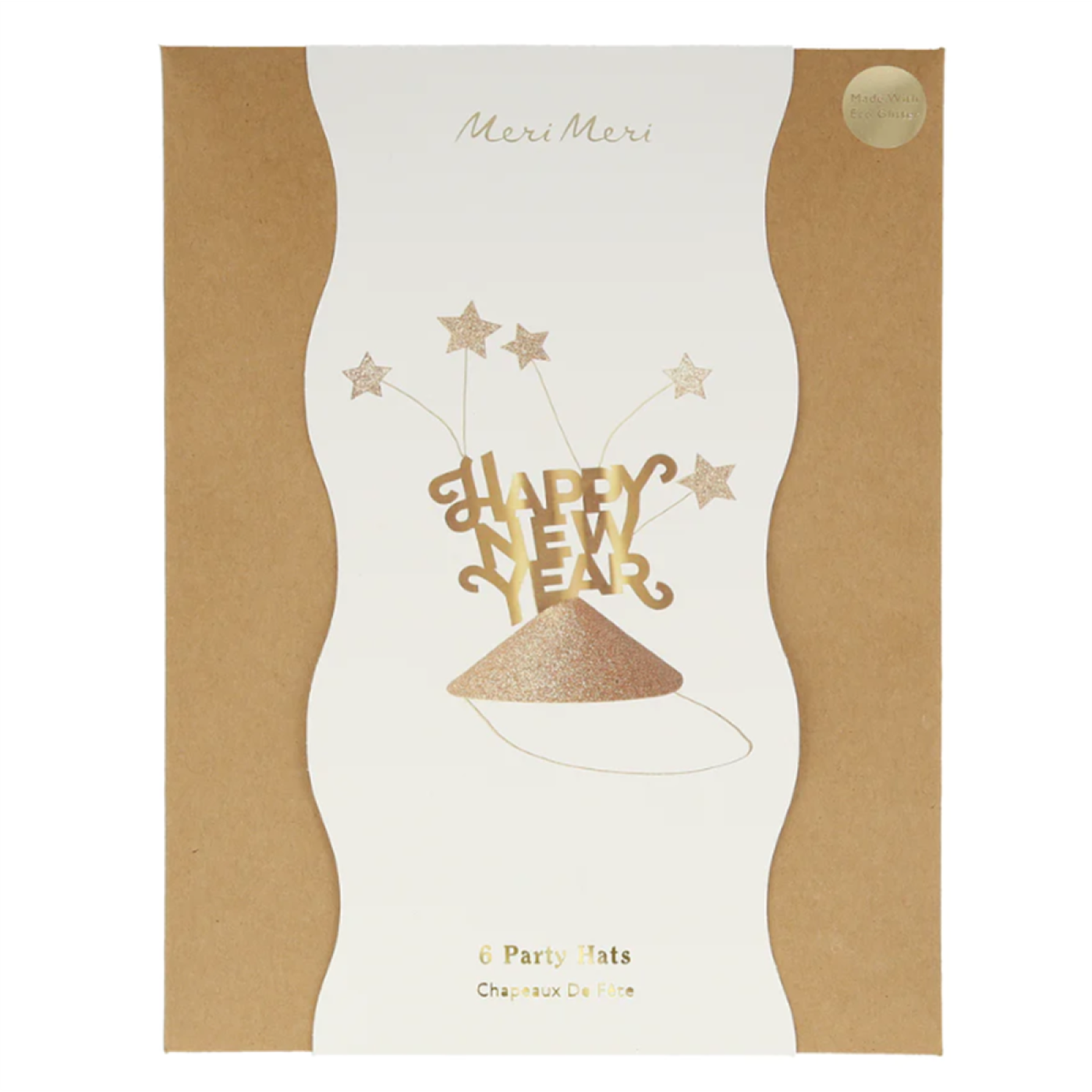 Meri Meri - Happy New Year Party Hats - Happy New Year Parti Şapkaları (6'lı) - 268771 - 636997281988