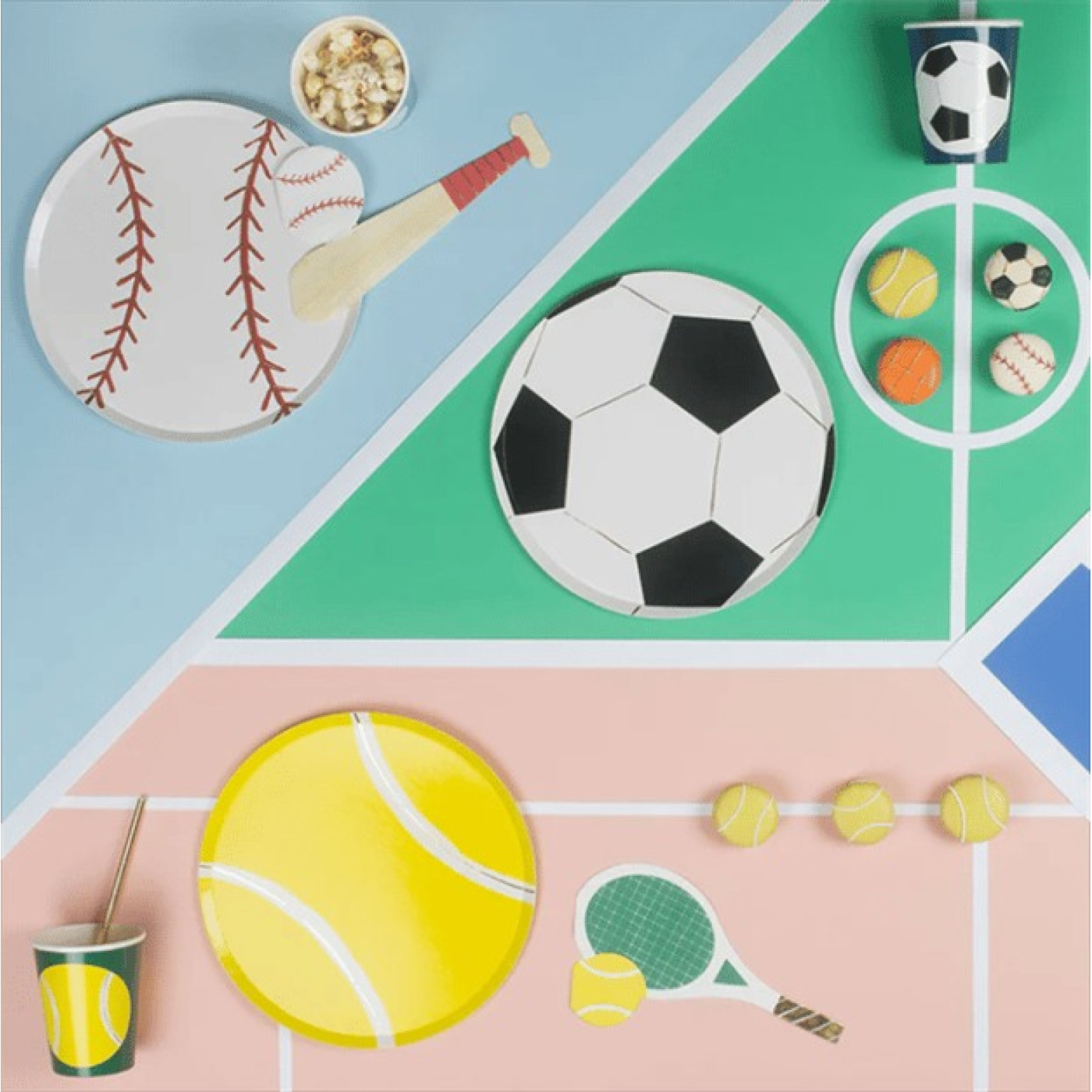 Meri Meri Soccer Napkins Futbol Peçeteler 16lı - ST00888 - 636997281216