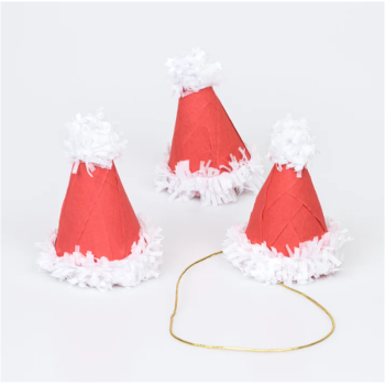 Meri Meri - Surprise Santa Hats - Süprizli Noel Baba Şapkalar (3'lü) Meri Meri - Surprise Santa Hats - Süprizli Noel Baba Şapkalar (3'lü)