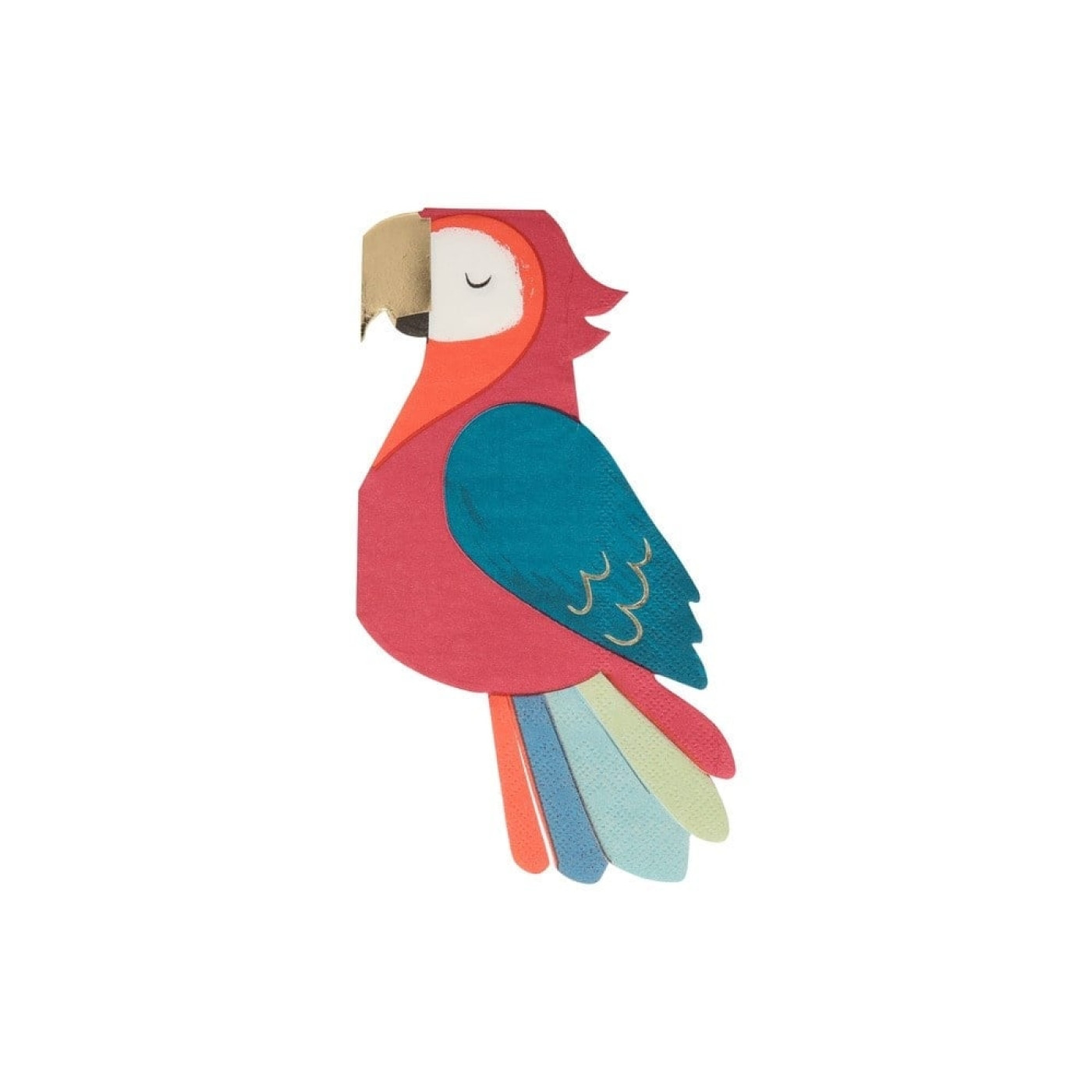 Meri Meri - Parrot Napkins - Papağan Peçeteler - 16'lı Meri Meri - Parrot Napkins - Papağan Peçeteler - 16'lı