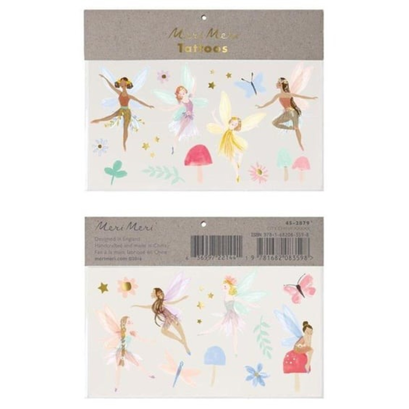Meri Meri - Fairy Tattoos - Peri Kızı Geçici Dövme - L - 215911 - 636997268873