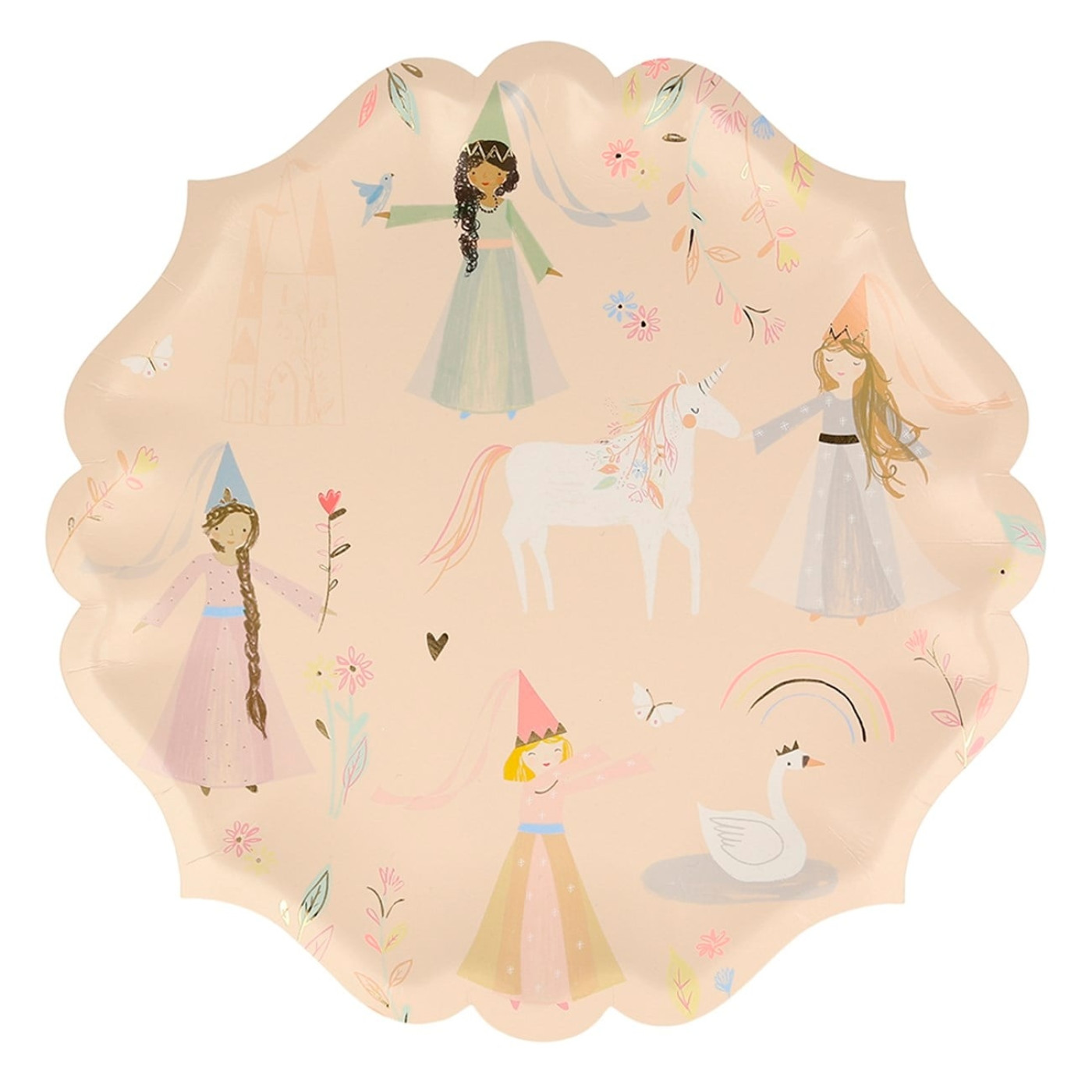 Meri Meri - Princess Plates - Prenses Tabak - L Meri Meri - Princess Plates - Prenses Tabak - L