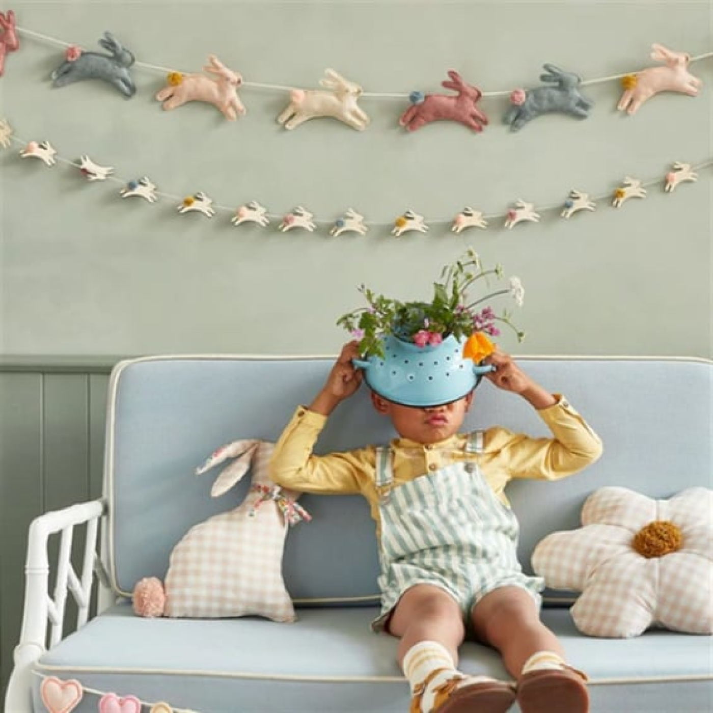 Meri Meri - Felt Bunny Garland - Tavşan Asılan Süs - 218098 - 636997273051