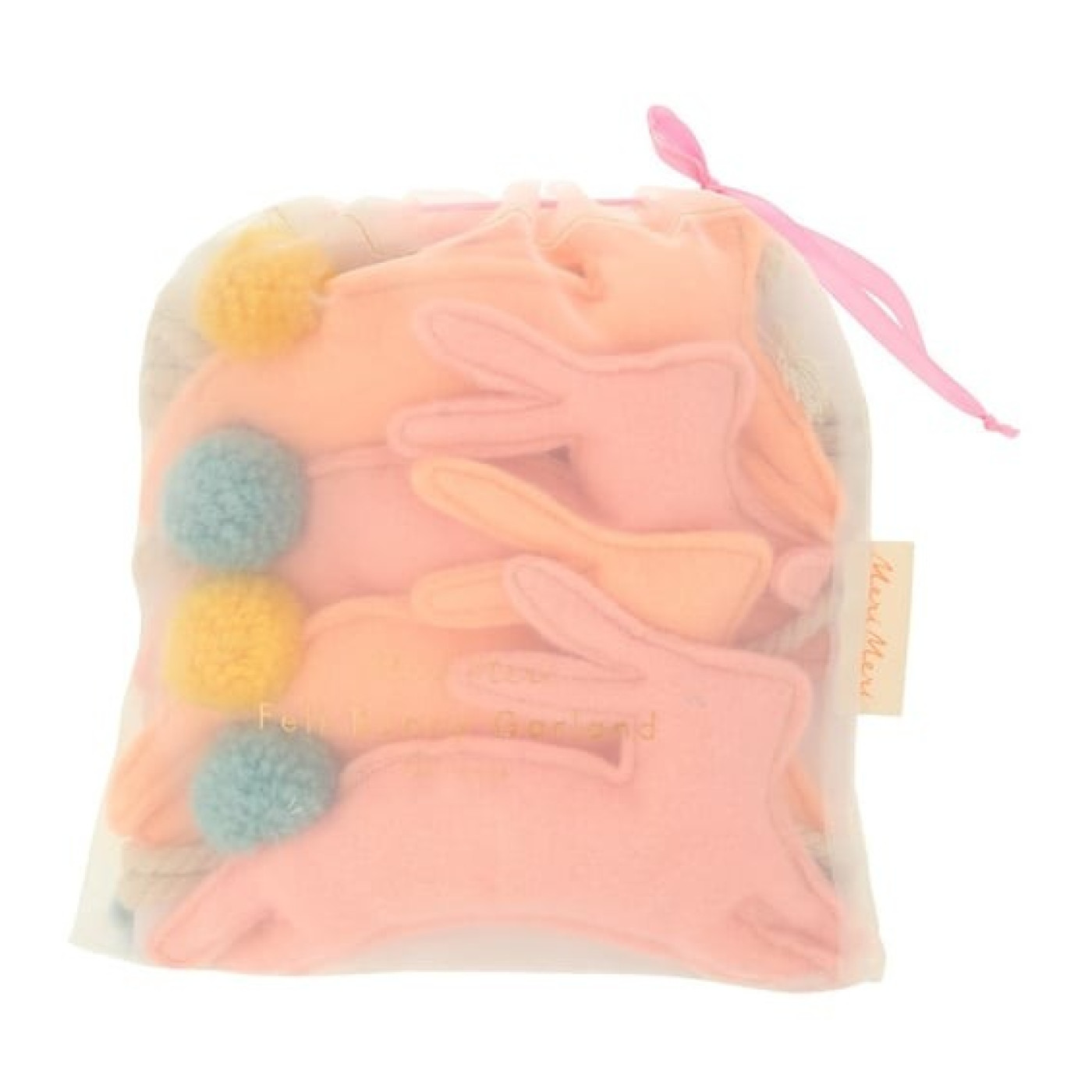 Meri Meri - Felt Bunny Garland - Tavşan Asılan Süs - 218098 - 636997273051