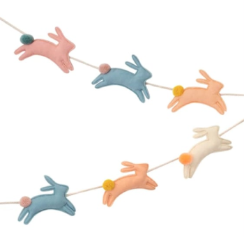 Meri Meri - Felt Bunny Garland - Tavşan Asılan Süs