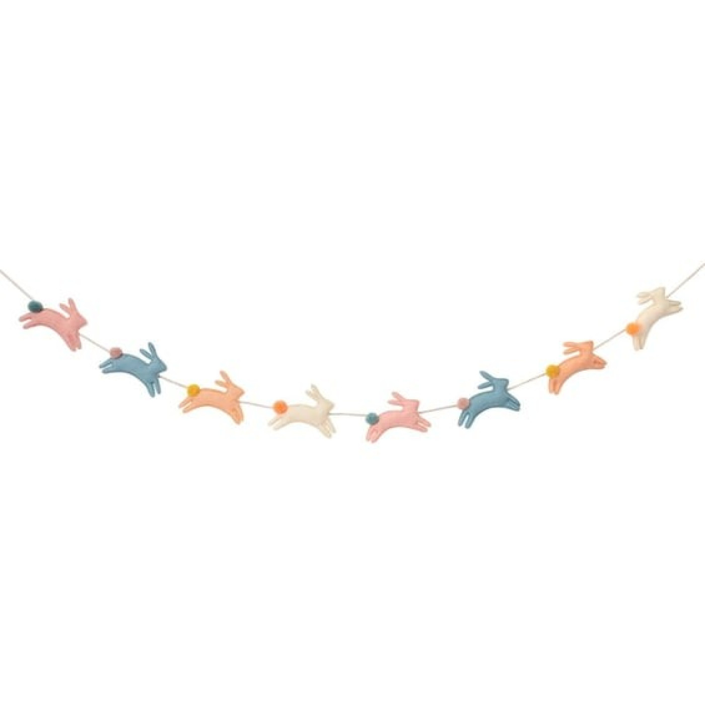 Meri Meri - Felt Bunny Garland - Tavşan Asılan Süs