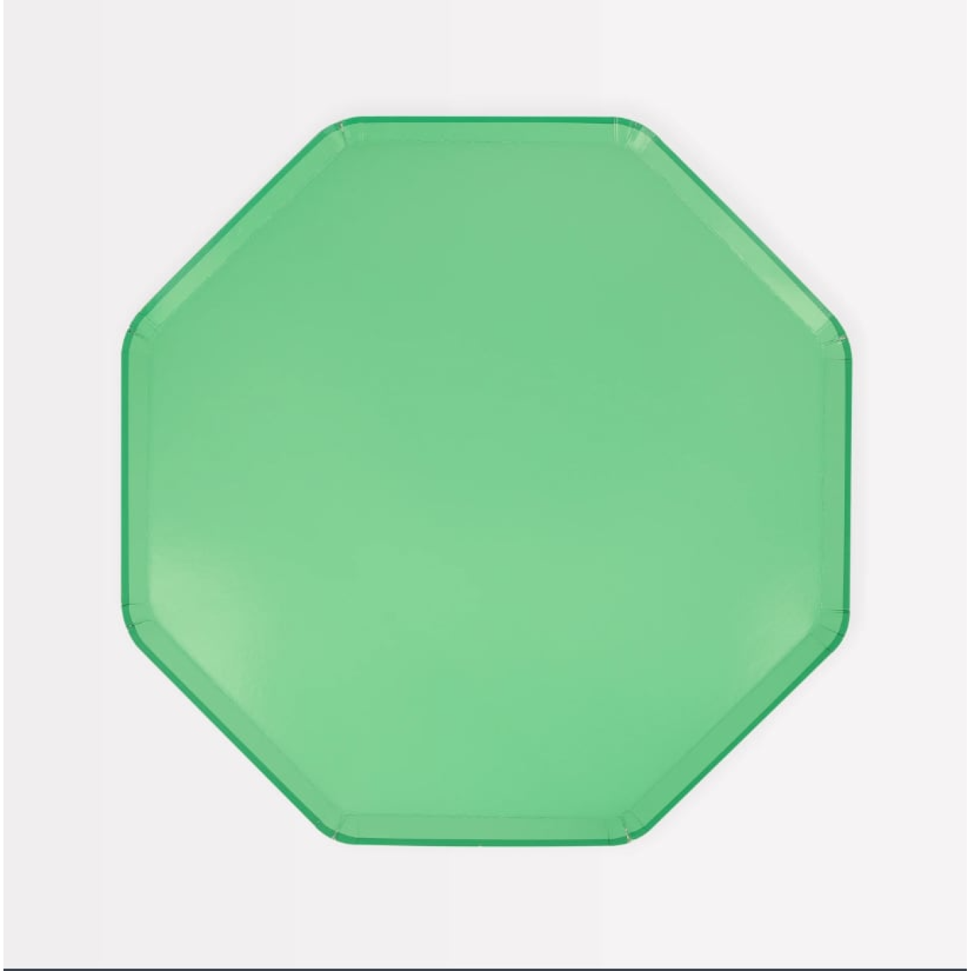 Meri Meri - Emerald Green Side Plates - Zümrüt Yeşili Tabaklar (M) (x8)
