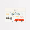 Meri Meri - Race Cars Tattoos - Araba Yarışı Geçici Dövmeler (x2)