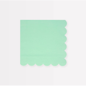 Meri Meri - Sea Foam Green Large Napkins - Deniz Köpüğü Yeşili Peçeteler (S) (x16) Meri Meri - Sea Foam Green Large Napkins - Deniz Köpüğü Yeşili Peçeteler (S) (x16)