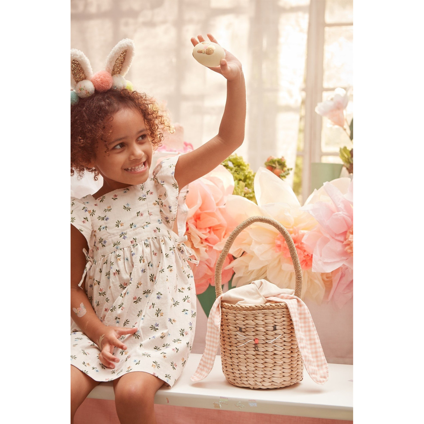 Meri Meri - Pompom Bunny Ear Dress-Up - Ponponlu Tavşan Kulağı Kiti - 199565 - 636997256306