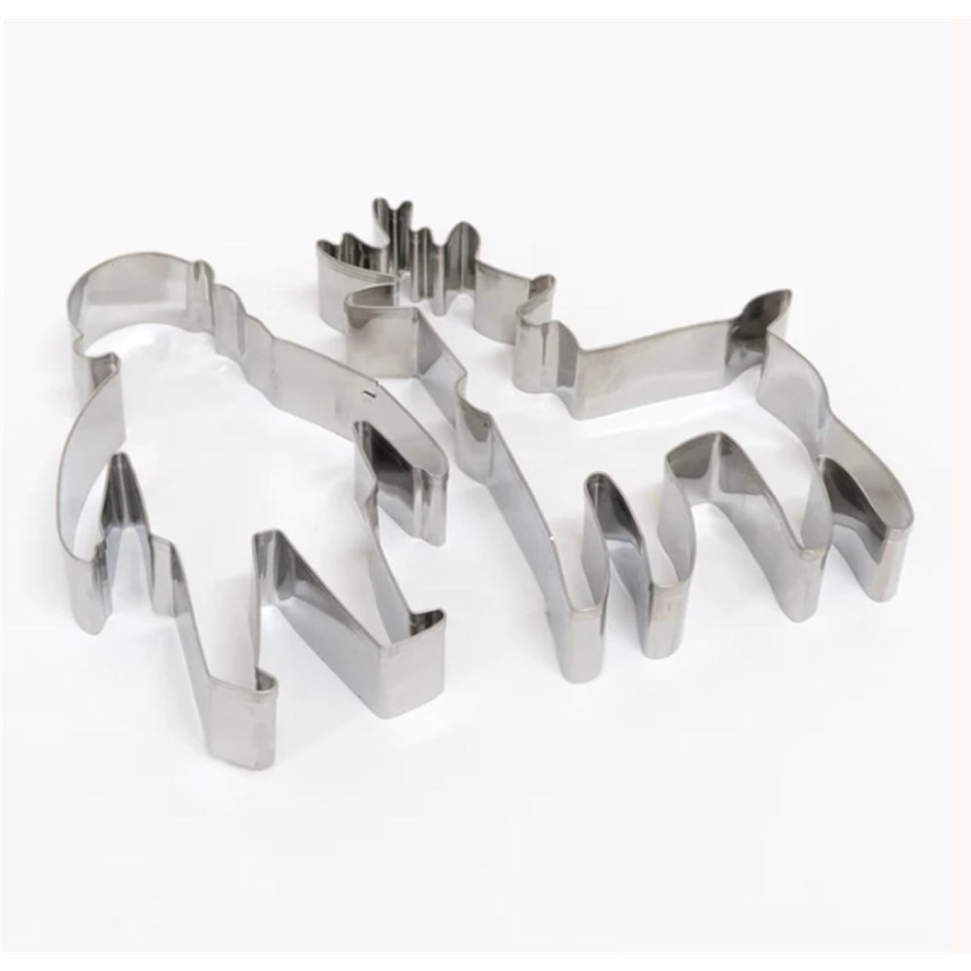 Meri Meri - Santa & Reindeer Festive Cookie Cutter - Noel Baba & Ren Geyikleri Kurabiye Kalıbı - 209872 - 636997263373