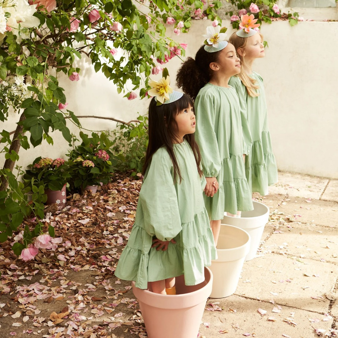 Meri Meri - Paper Flower Hats - Çiçekli Şapkalar - 6lı - 267241 - 636997280288