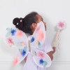 Meri Meri - Organza Flower Wings & Wand - Çiçekli Kanat & Değnek