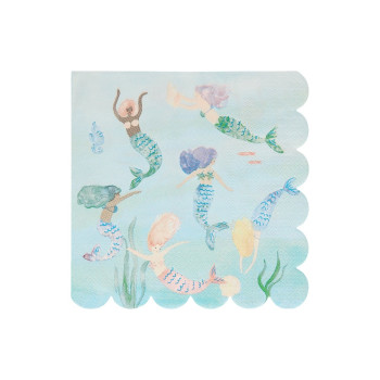 Meri Meri - Mermaids Napkins - Deniz Kızı Peçeteler Meri Meri - Mermaids Napkins - Deniz Kızı Peçeteler
