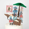 Meri Meri - Pirates & Palm Tree Cake Toppers - Korsanlar & Palmiye Ağacı Pasta Süsü - 222579 - 636997275789