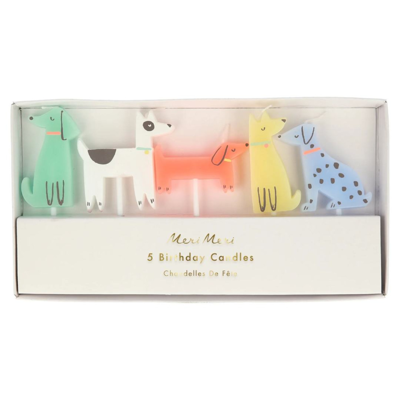 Meri Meri - Dog Candles - Köpek Mumlar - 215812 - 636997268767