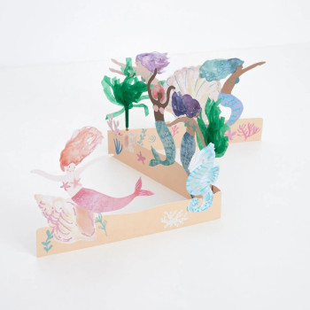 Meri Meri - Mermaid Concertina Card - Denizkızı Tebrik Kartı Meri Meri - Mermaid Concertina Card - Denizkızı Tebrik Kartı