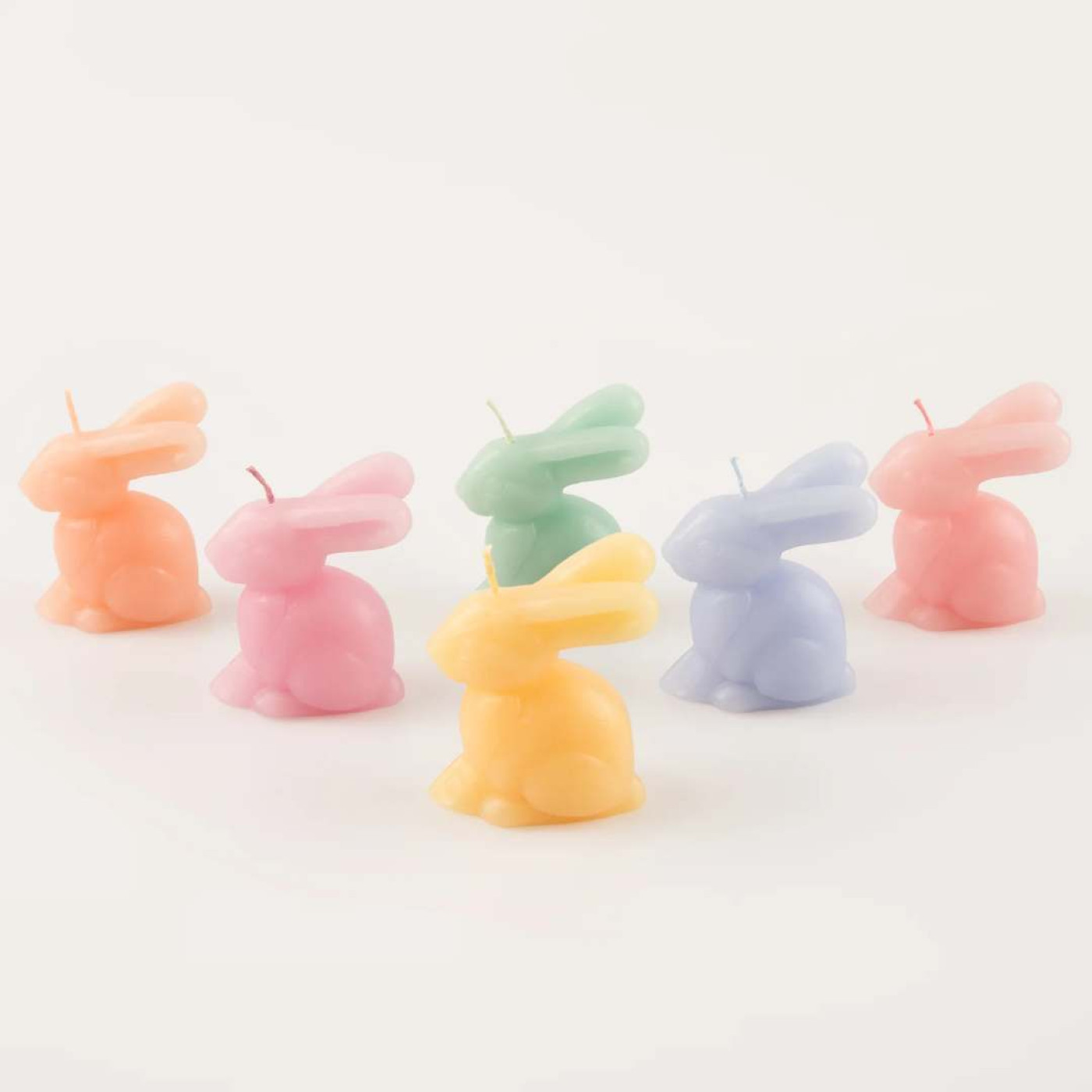 Meri Meri - Mini Tavşan Mumlar - 6 Adet - 282462 - 636997296180
