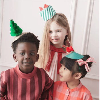 Meri Meri - Mixed Christmas Party Hats- Karışık Yeni Yıl Şapkaları Meri Meri - Mixed Christmas Party Hats- Karışık Yeni Yıl Şapkaları