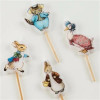Meri Meri - Peter Rabbit In The Garden Candles - Peter Rabbit Bahçede Mumlar - 4lü - 267187 - 636997280226
