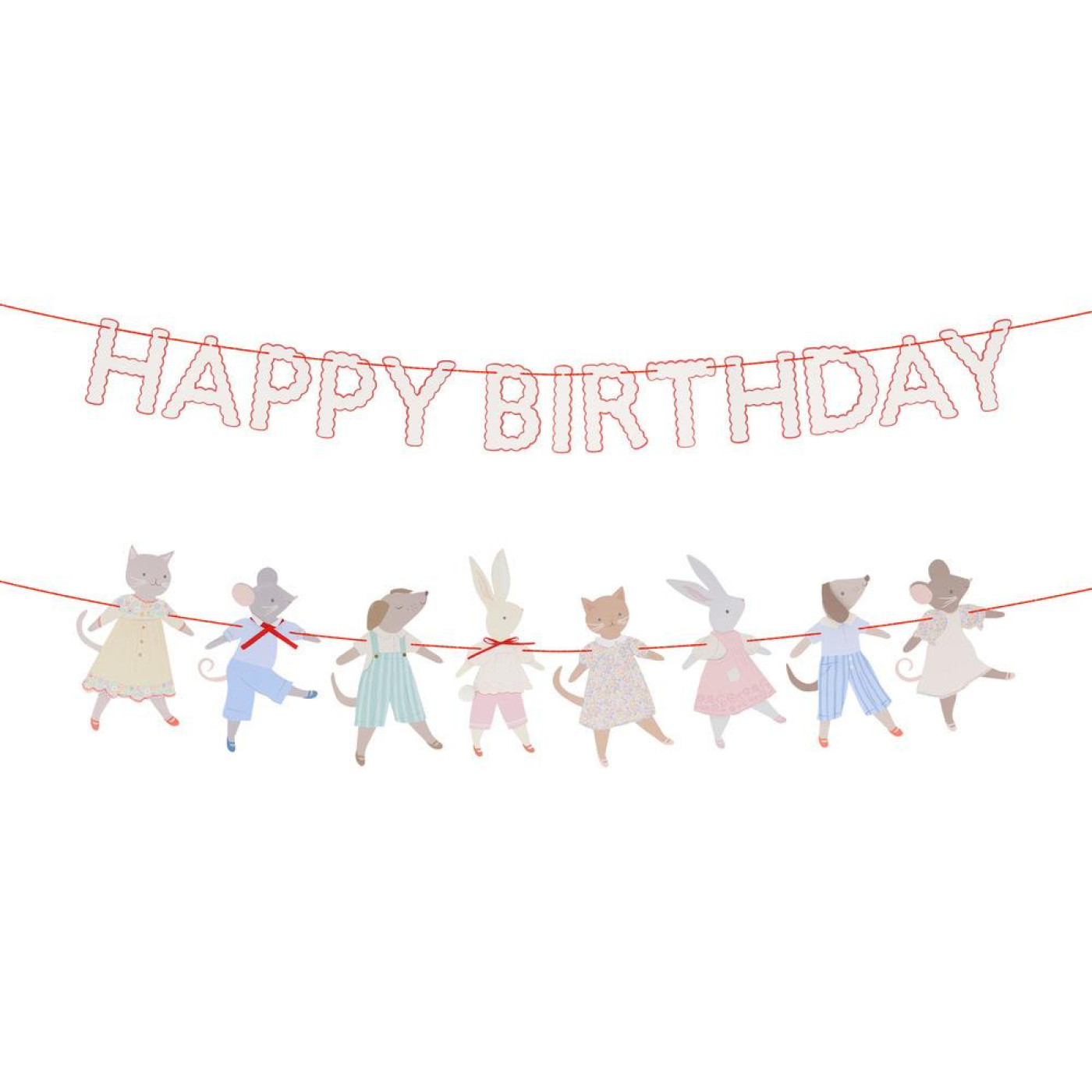 Meri Meri Meri Meri - Animal Friends Asılan Süs - 1.600,00TL TL - Kiki's Corner Meri Meri Meri Meri - Animal Friends Asılan Süs - Doğum Günü Konseptleri Görseli