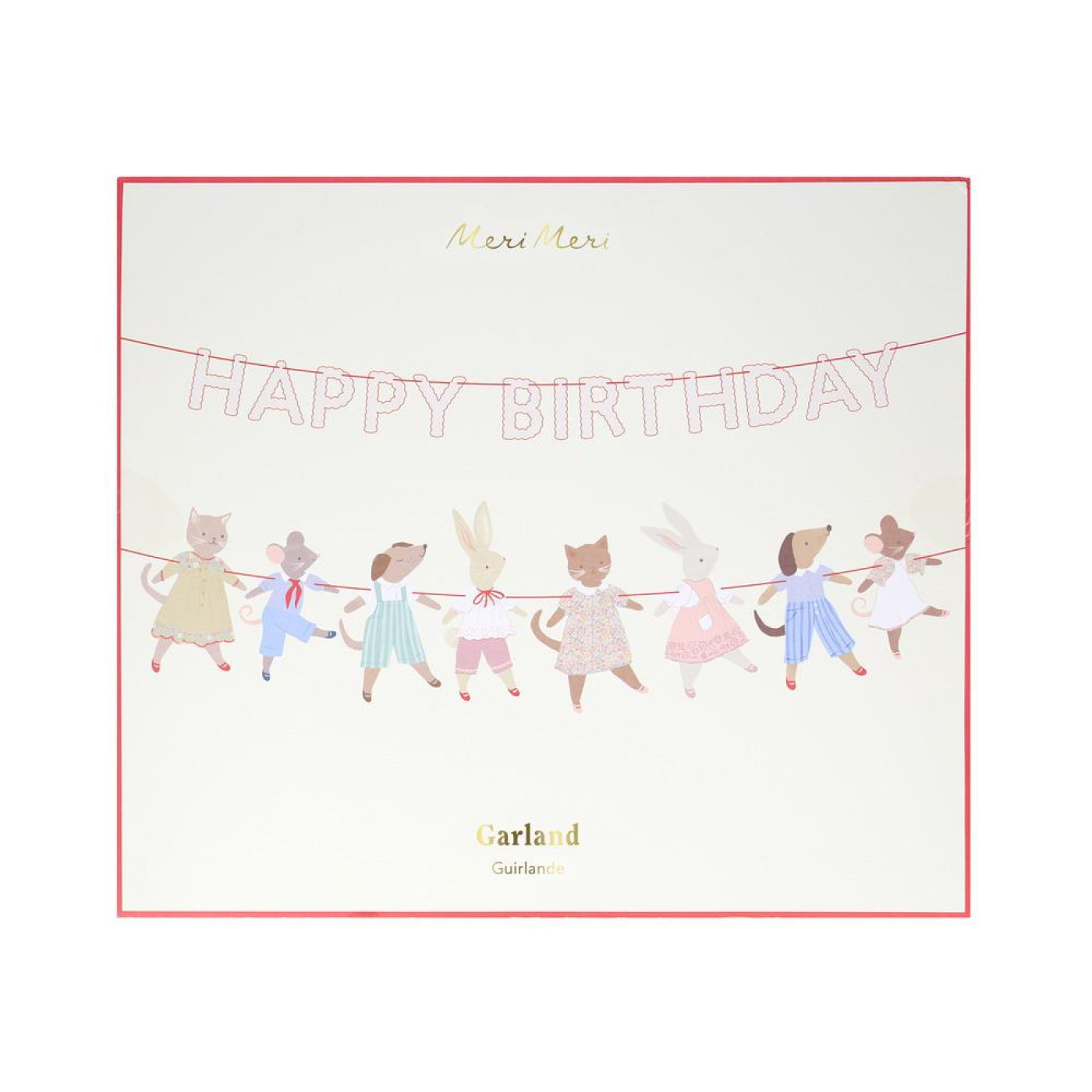 Meri Meri Meri Meri - Animal Friends Asılan Süs - 1.600,00TL TL - Kiki's Corner Meri Meri Meri Meri - Animal Friends Asılan Süs - Doğum Günü Konseptleri Görseli