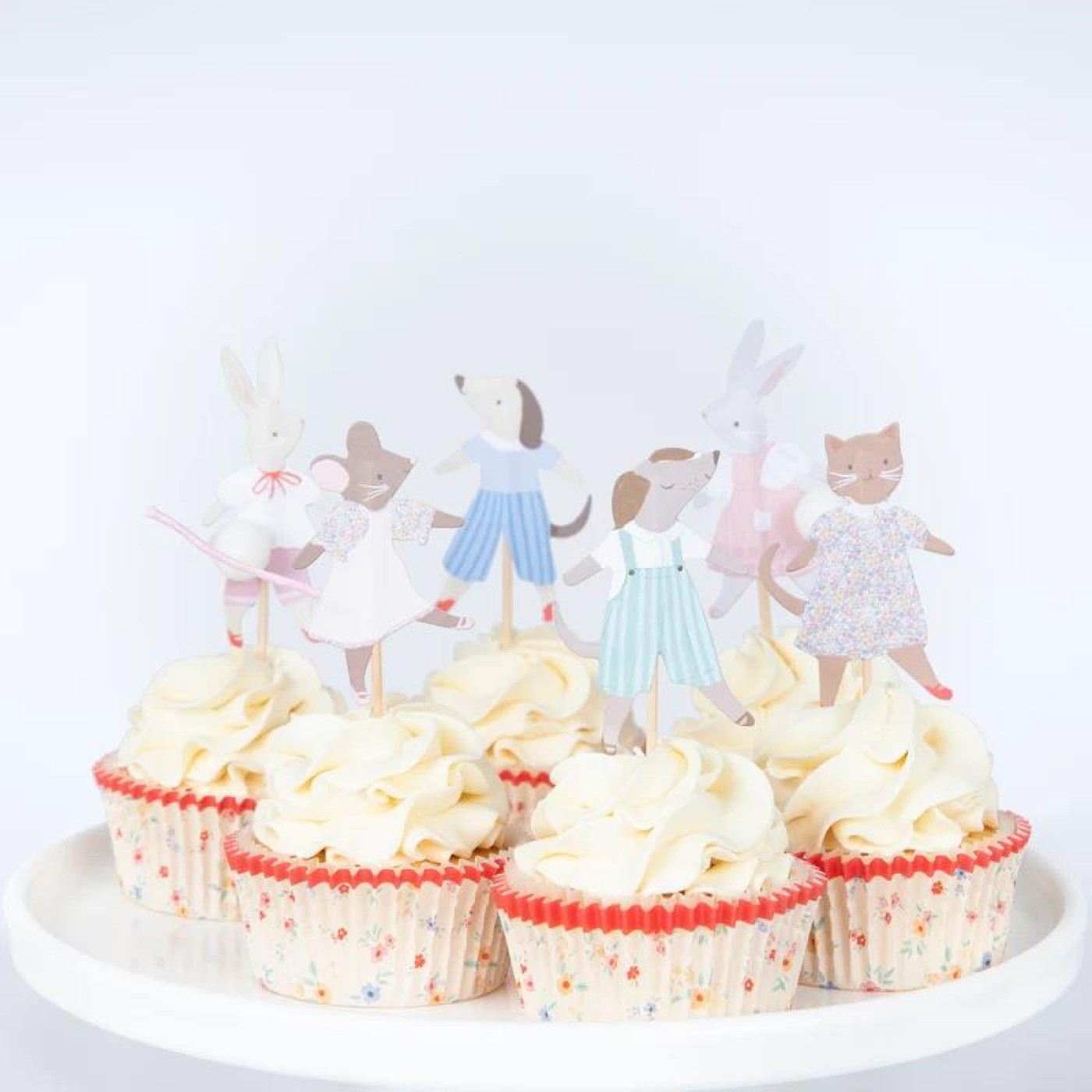 Meri Meri Meri Meri - Animal Friends Cupcake Kit - 24 Adet - 990,00TL TL - Kiki's Corner Meri Meri Meri Meri - Animal Friends Cupcake Kit - 24 Adet - Doğum Günü Konseptleri Görseli