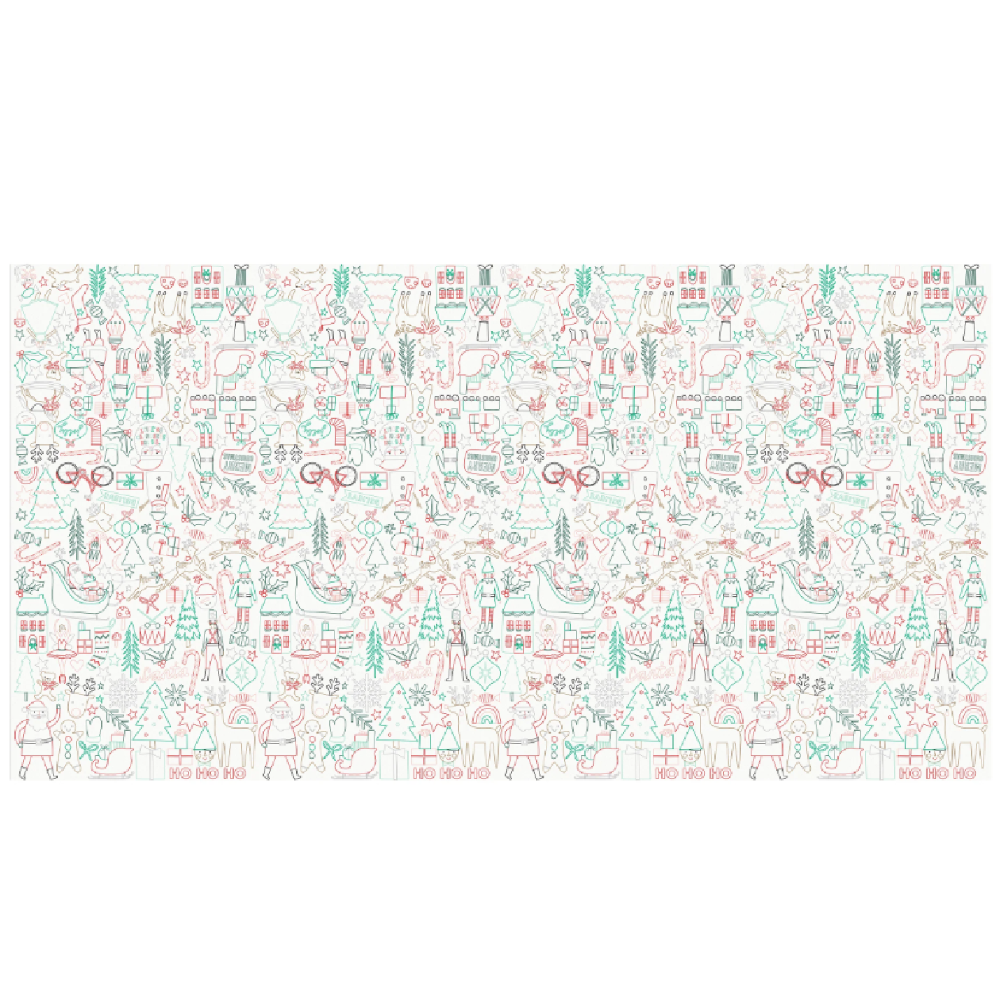 Meri Meri - Christmas Colour In Activity Tablecloth - Yeni Yıl Aktivite Masa Örtüsü - 279294 - 636997292663