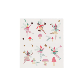 Meri Meri - Fairy Temporary Tattoos - Yeni Yıl Perileri Geçici Dövme