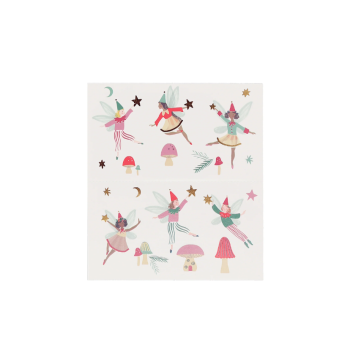 Meri Meri - Fairy Temporary Tattoos - Yeni Yıl Perileri Geçici Dövme