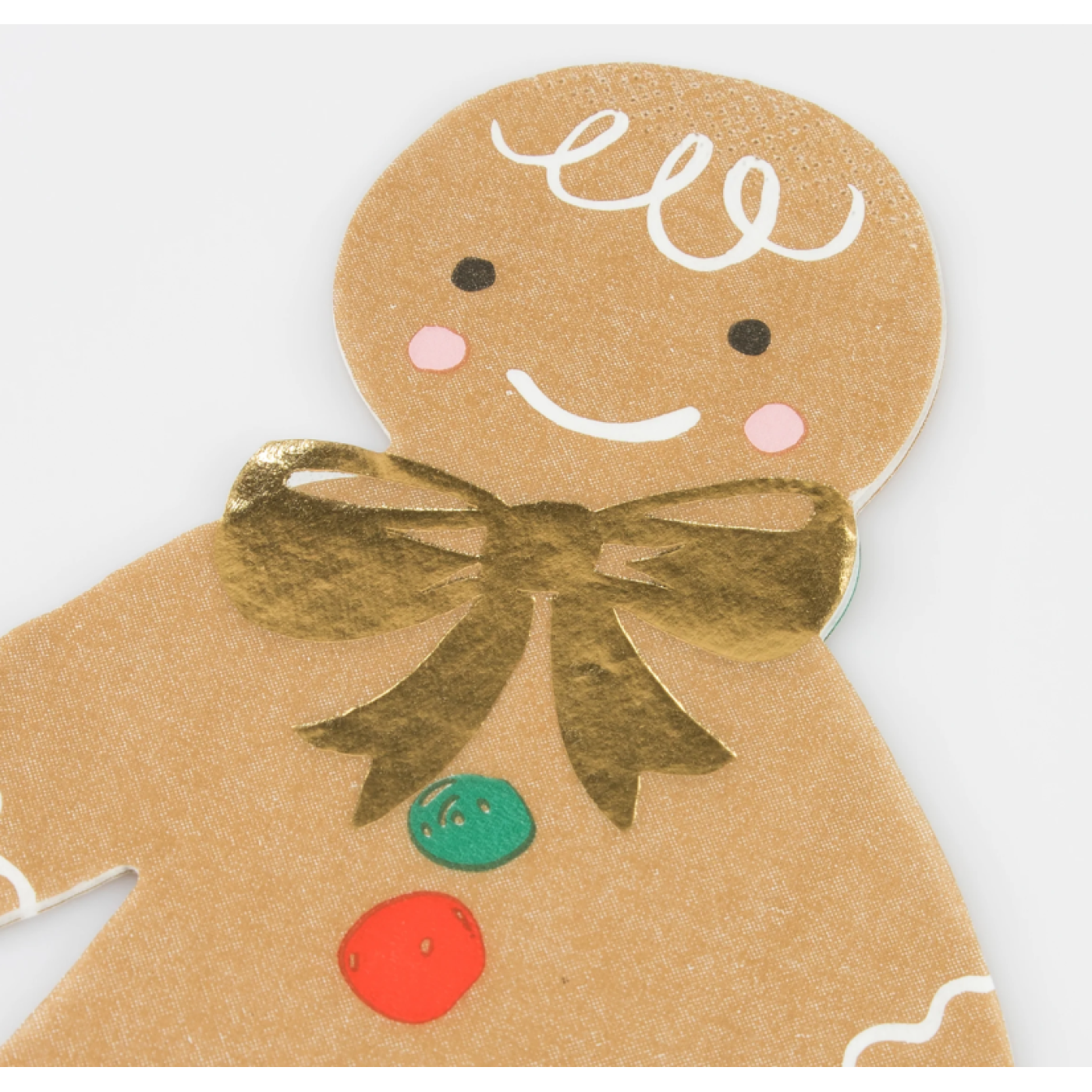 Meri Meri - Gingerbread Napkins - Zencefilli Kurabiye Peçete (16'lı) - 279636 - 636997293042