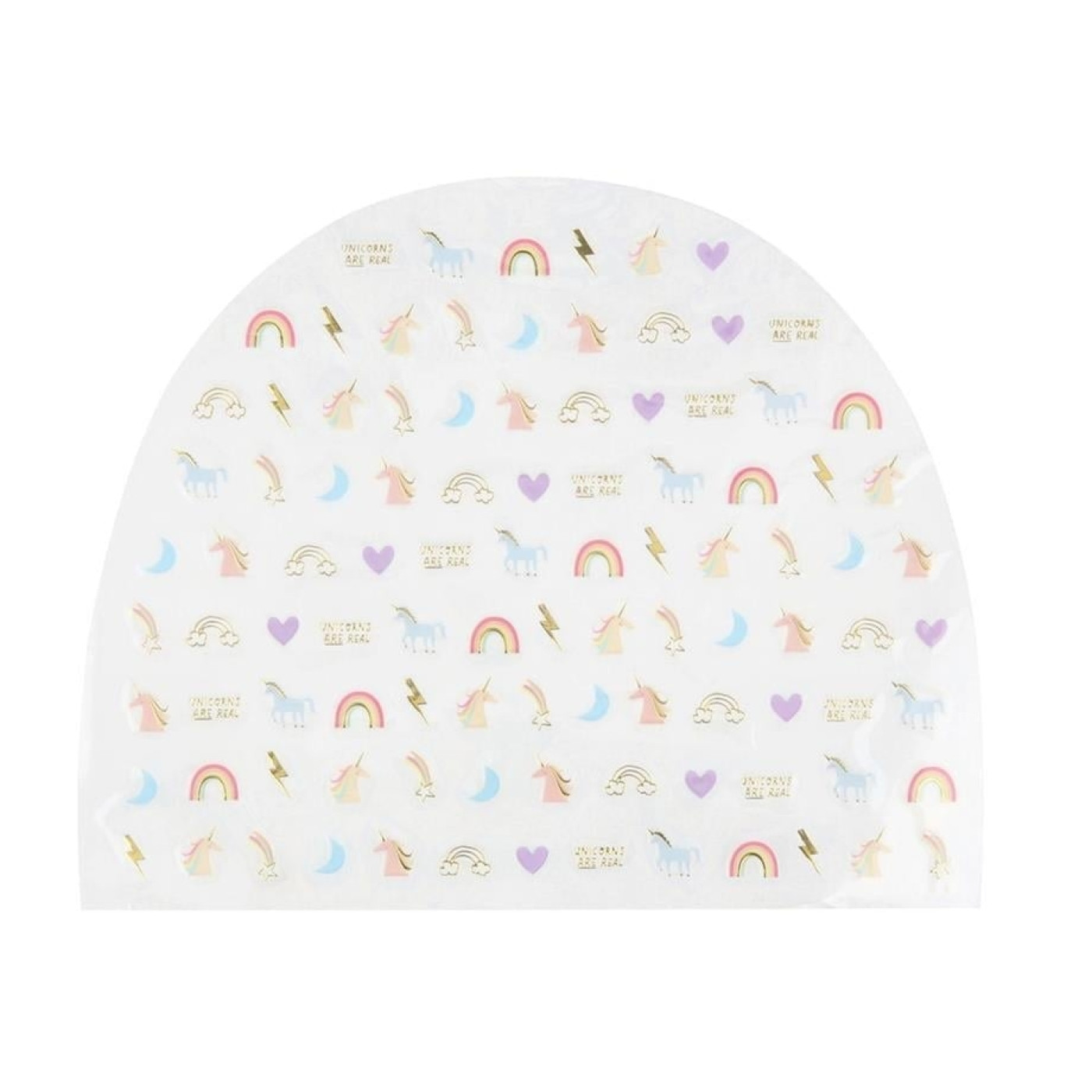 Meri Meri - Gökkuşağı Unicorn Sticker - 200 Adet