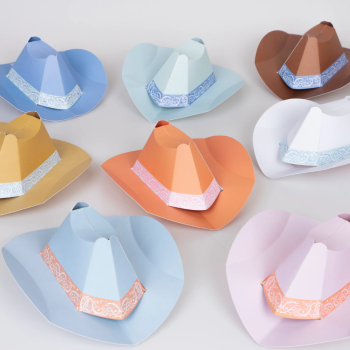 Meri Meri - Kovboy Mini Parti Şapkaları - 8 Adet