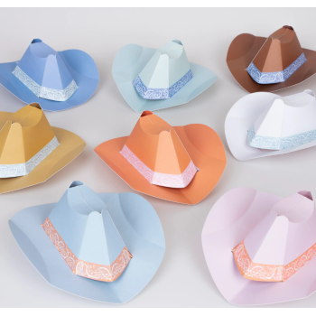 Meri Meri - Kovboy Mini Parti Şapkaları - 8 Adet