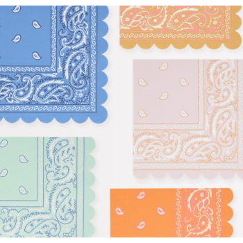 Meri Meri - Kovboy Peçeteler - L - 16 Adet