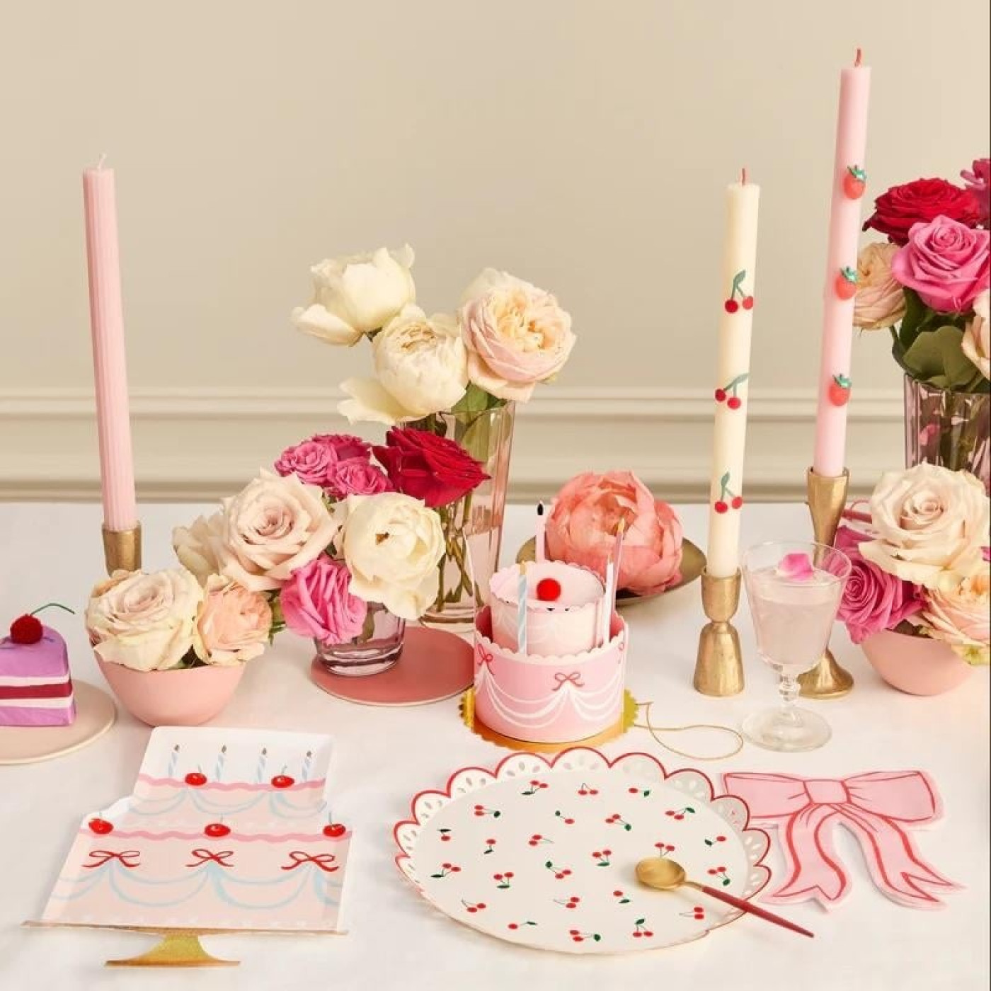 Meri Meri - Pasta Parti Şapkaları - 8 Adet - 287736 - 636997302041