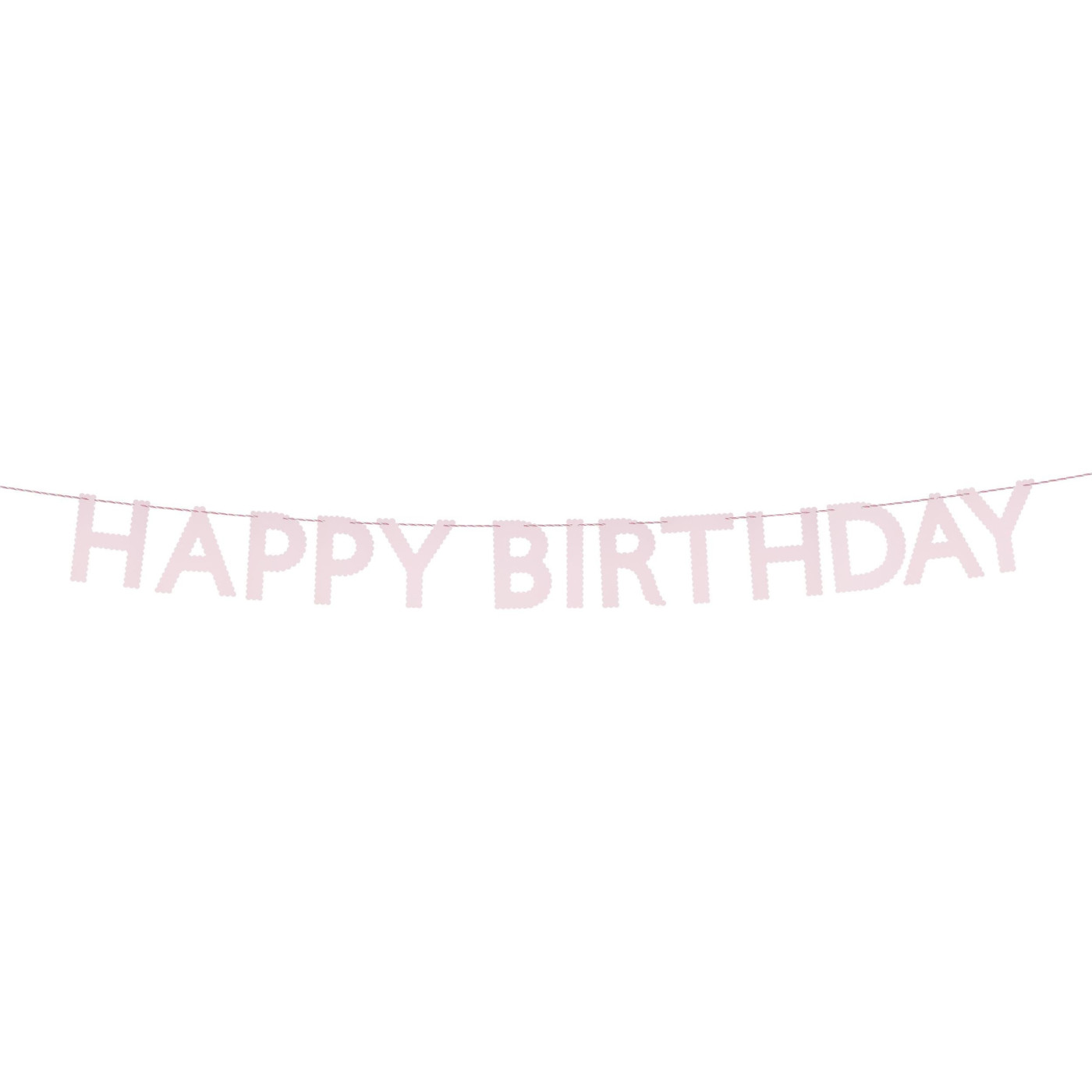 Meri Meri - Pembe Happy Birthday Asılan Süs Meri Meri - Pembe Happy Birthday Asılan Süs
