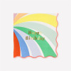 Meri Meri Meri Meri - Rainbow Swirl Happy Birthday Large Napkins - Gökkuşağı Desenli Happy Birthday Peçeteler - L - 16 Adet - Doğum Günü Konseptleri Görseli