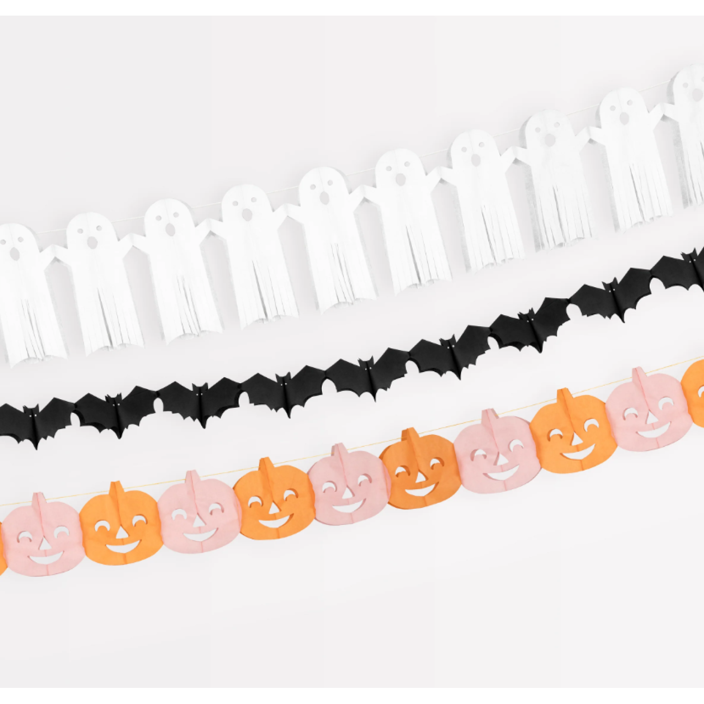 Meri Meri Meri Meri - Tissue Paper Halloween Garlands - Cadılan Bayramı Asılan Süs - Halloween Görseli